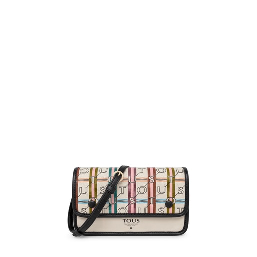 Small beige and black TOUS Crossroad Crossbody bag