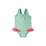 Girls one-piece swimsuit in Logo mist