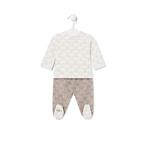 Baby outfit in Icon beige