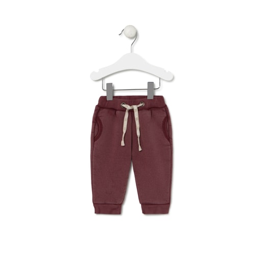 Joggers in Casual maroon