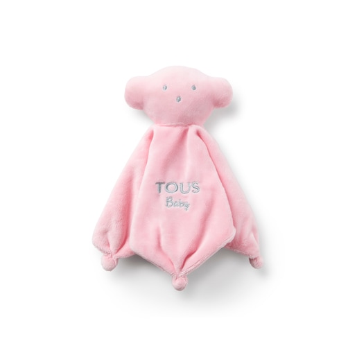 Doudou ours T Bear rose