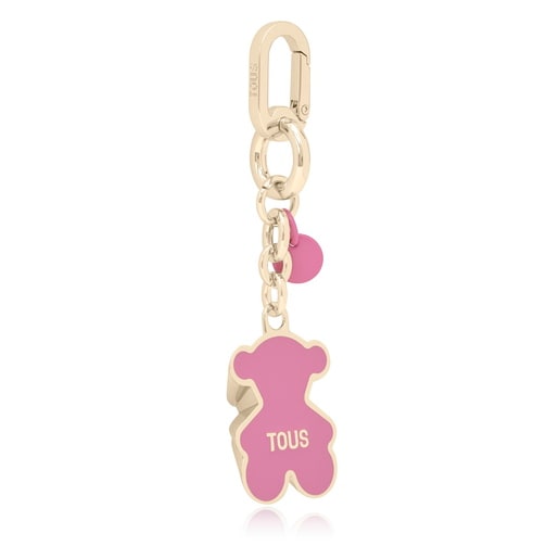 Llavero rosa dorado TOUS trunk bear