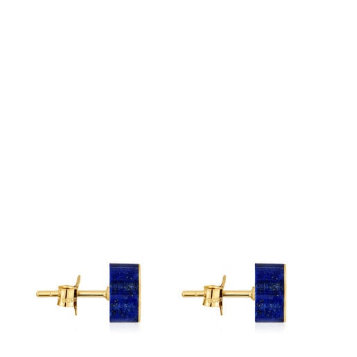 Gold bear Earrings with lapis lazuli TOUS 1950