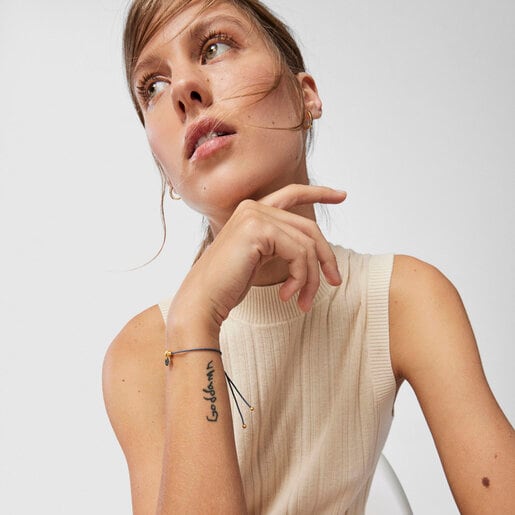 צמיד לואה ורמייל בשילוב ירח וחוט