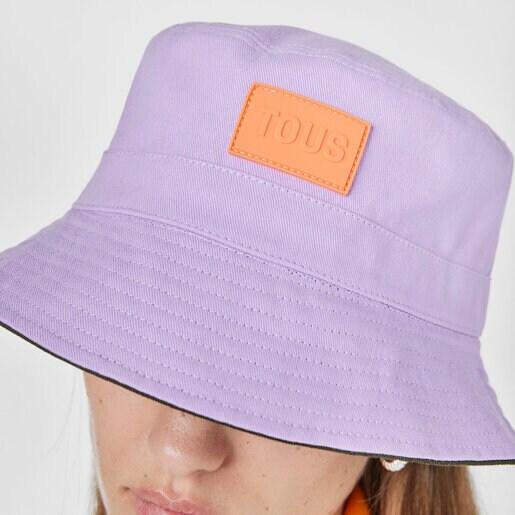 כובע דלי דו-צדדי Doble בצבע סגלגל