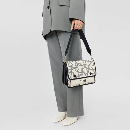 Medium beige Kaos Pix Audree Crossbody bag