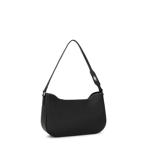 Bolso de hombro de piel negro TOUS Legacy