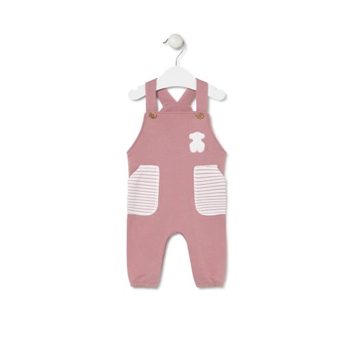 Baby romper in Soft pink