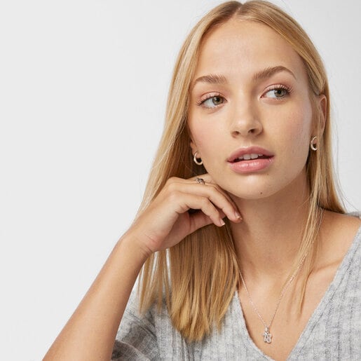 Silver Numbers number 18 Pendant