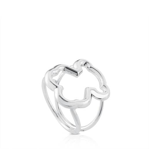 Silver Ring Bear motifs 2cm. TOUS New Carrusel | TOUS