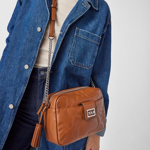 Маленькая коричневая сумка-кроссбоди Kaos Dream