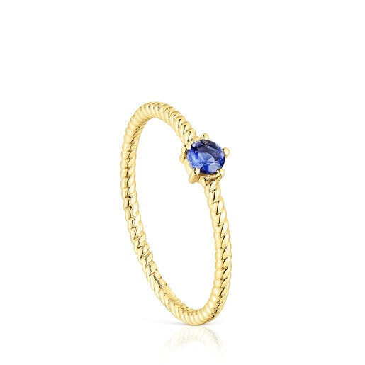 Ring Cool Jay aus Gold mit Iolith