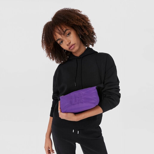 ライラックカラーのメイクポーチ TOUS Balloon Soft