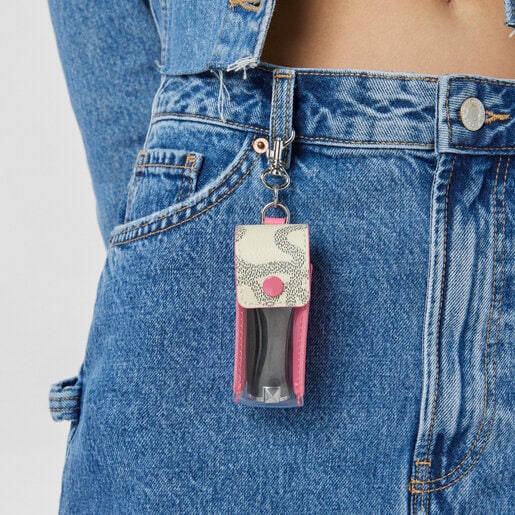 Funda colgante pintalabios rosa TOUS Kaos Summer