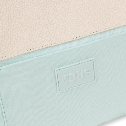 Beige leather City bag TOUS Miranda