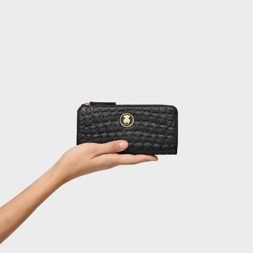 財布 Sherton　ブラック / 牛革 / 長財布