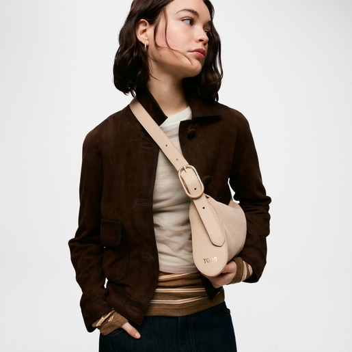 Small sand-colored Crossbody bag TOUS Arlette