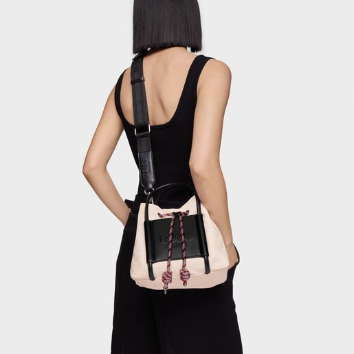 Nude colored Empire Soft One shoulder bag