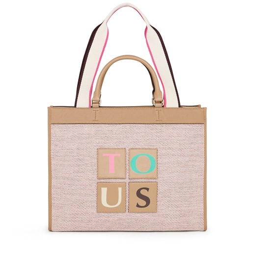 Large pink TOUS Yummy Shopping bag | TOUS