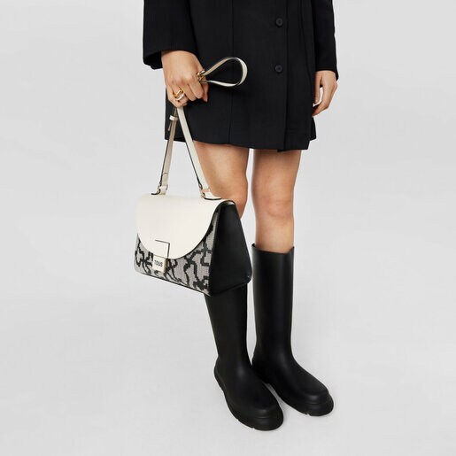 תיק אורבני Kaos Pix בינוני בצבע שחור