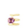 TOUS Vibrant Colors Earcuff with amethyst and colored enamel