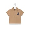 Polo t-shirt in Casual beige
