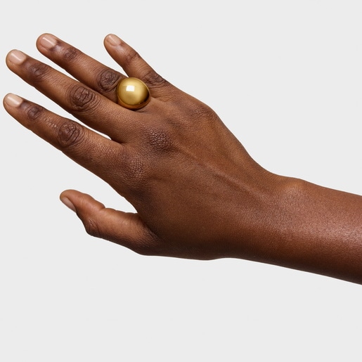 Silver vermeil Plump Ring