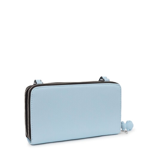 Light blue TOUS La Rue New wallet-cellphone case | TOUS