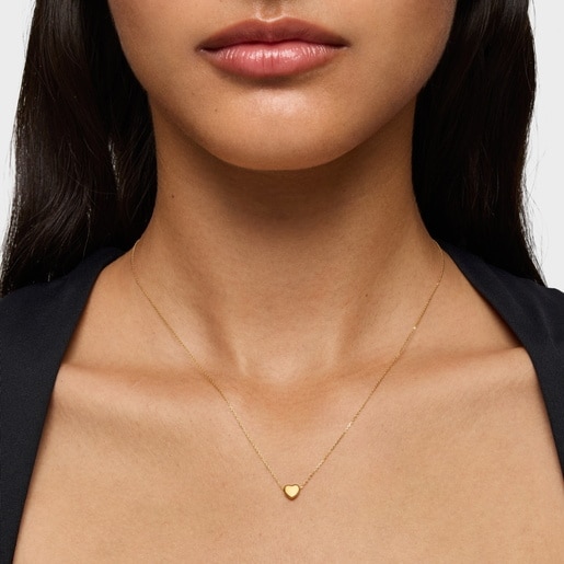 ネックレス Sweet Dolls ハート　18金ゴールド / 45cm