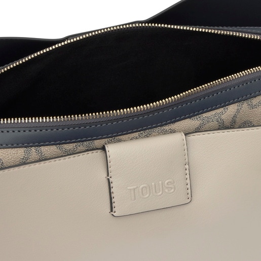 حقيبة واسعة كبيرة الحجم باللون الرمادي الداكن من تشكيلة TOUS Kaos Icon