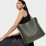 Bolso tote caqui TOUS Jewelry Studs