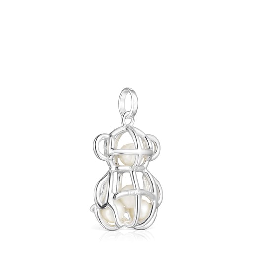 Silver and Pearls Costura Pendant