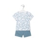 Terry cloth baby outfit in Kaos blue