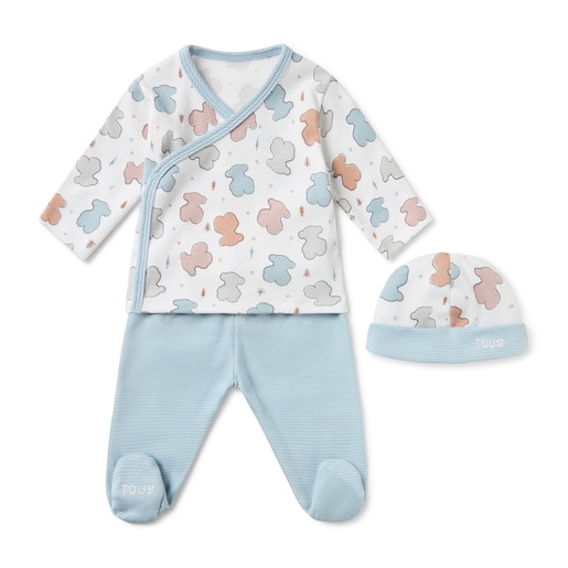 Newborn baby outfit in Colors blue