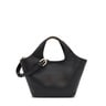 Medium black leather Tote bag TOUS Lirio