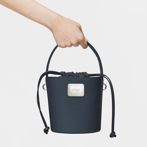 Small dark gray Bucket bag TOUS Lucia