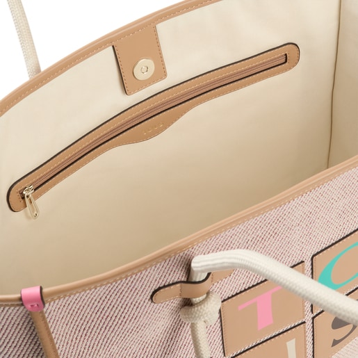 תיק סל TOUS Yummy גדול ורוד