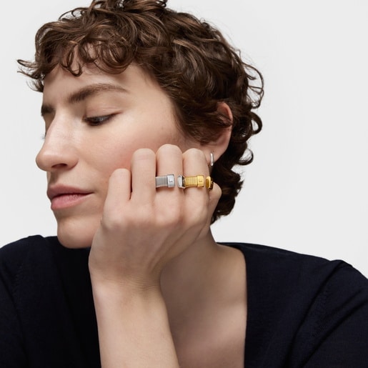 Anillo abierto de acero Bulevard