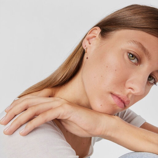 Gold TOUS Piercing Ear piercing with moon