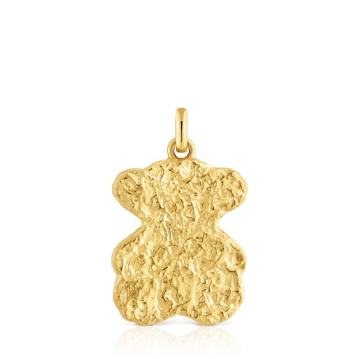 Bear Pendant with 18kt gold plating over silver bonbon Sweet Dolls