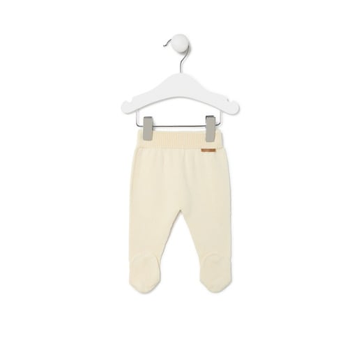 Conjunto de punto de bebé Tricot crudo