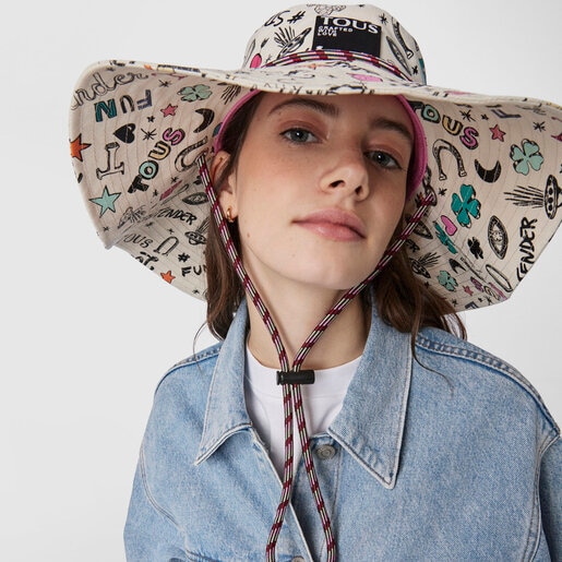 Multi-colored cotton Samba Sombrero