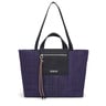 Large purple TOUS Empire Padded Tote bag