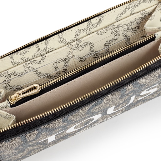 Billetera mediana negra Kaos Legacy