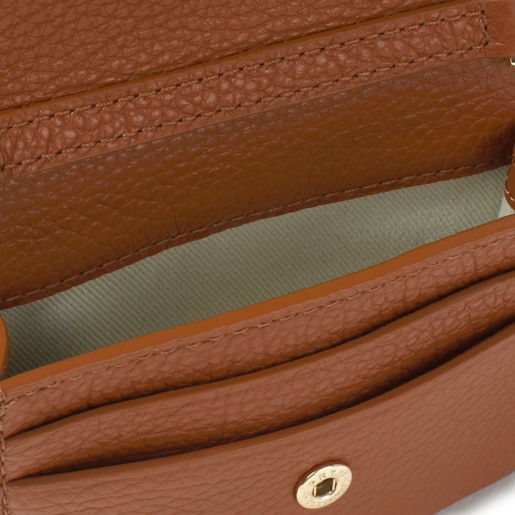 Monedero tarjetero colgante camel TOUS Buckles