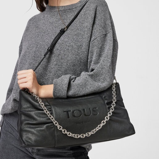 Large black TOUS Empire Crossbody bag