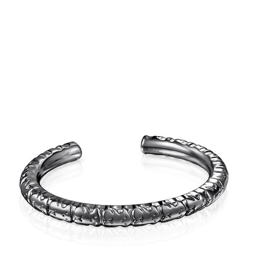 Pulsera de plata dark silver Straight XL