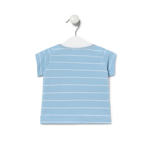 Boy's Casual T-shirt in sky blue
