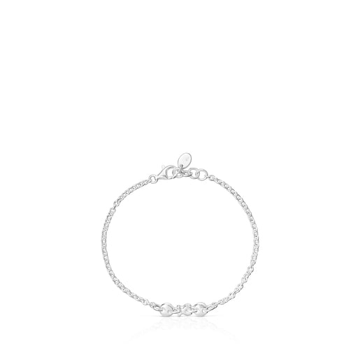 Bracciale in argento con orsetto Luah