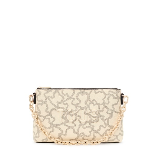 Beige Kaos Icon Clutch